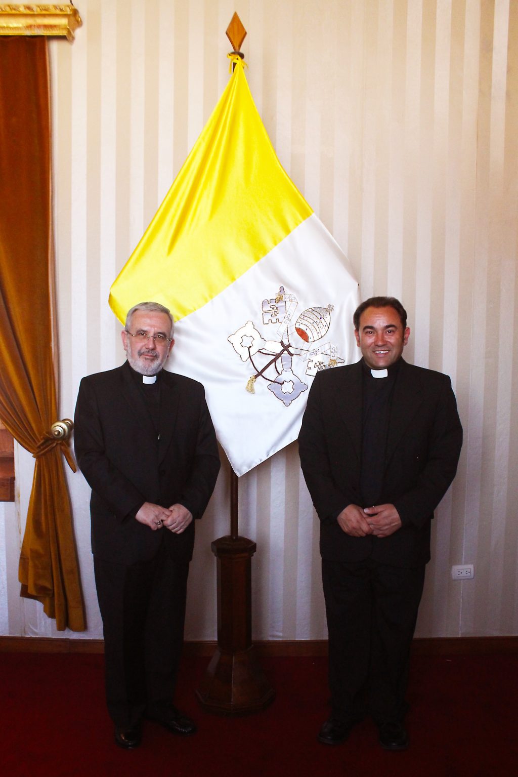 Mons. Javier Del Río y Mons. Giovanni Cefai