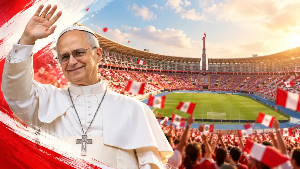 El Papa León estadio Nacional de Lima