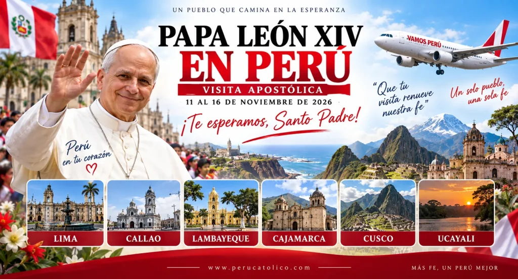 cronograma oficial papa leon en peru