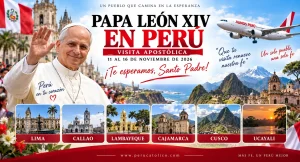 cronograma oficial papa leon en peru