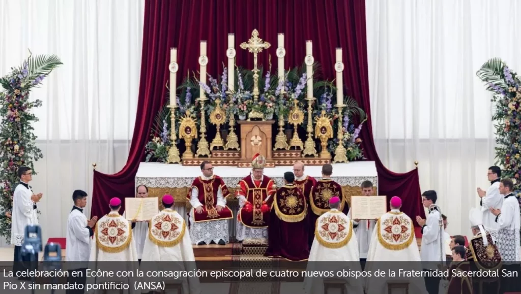 fraternidad sacerdotal san pio x excomulgada
