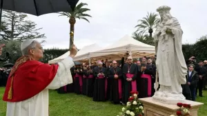 papa leon obispo peru santa rosa de lima