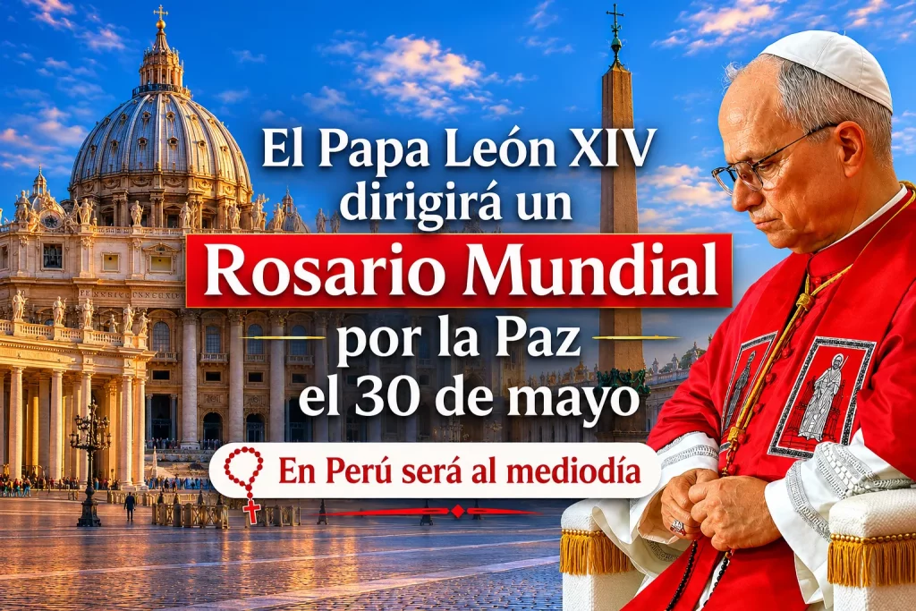 papa león rosario mundial perú católico 2026