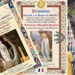 pergamino de la virgen de lourdes