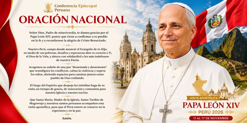 peru catolico oracion oficial del papa leon
