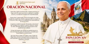 peru catolico oracion oficial del papa leon