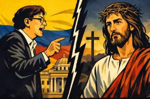 presidente petro colombia blasfemia a jesus peru catolico