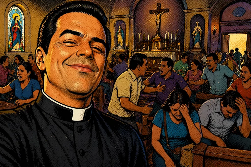 sacerdote divide maldad francoscomentarios peru catolico