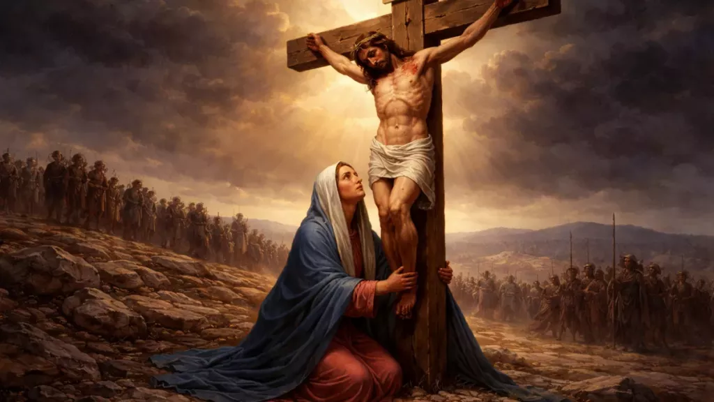 santa maria a los pies de la cruz