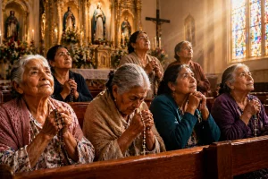 señoras abuelitas en la iglesia francoscomentarios peru catolico