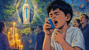 virgen de lourdes niño asmatico francsocomentarios